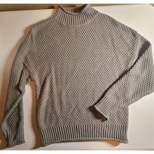 Women's Zesica, szM, gray knit Cowell neck sweater